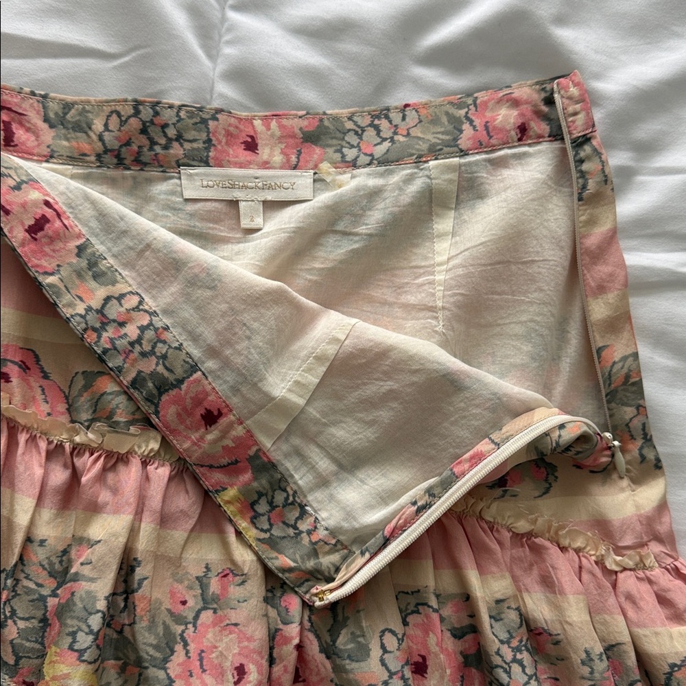 LoveShackFancy Piper Skirt Size 2 - Picture 6 of 9